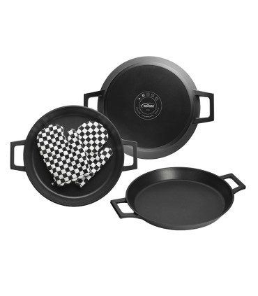 SERIE ABSOLUT BLACK. PAELLERA 32 CM.