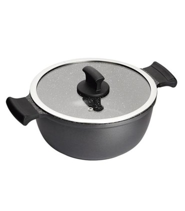 SERIE ABSOLUT BLACK. CACEROLA ALTA 28 CM