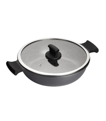 SERIE ABSOLUT BLACK. CACEROLA BAJA 28CM.