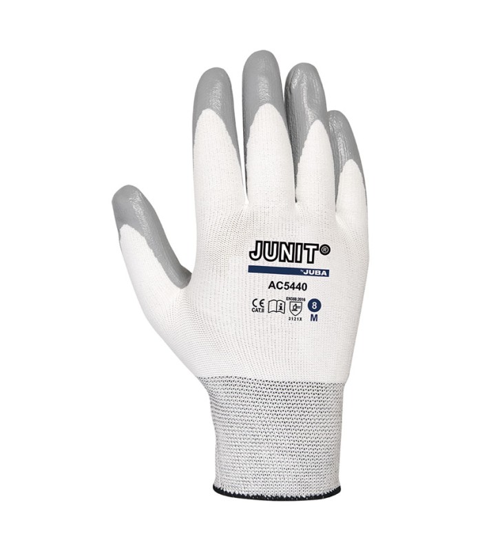 GUANTE POLIAMIDA NITRILO GRIS T/9