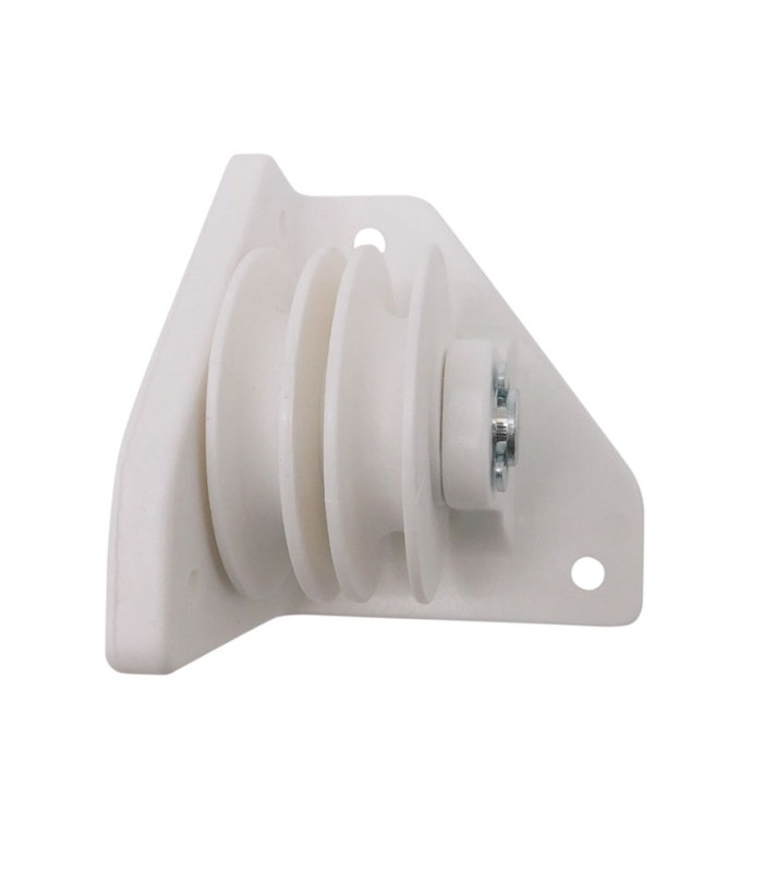 POLEA LATERAL PERGOLA TOLDO. BLCO.