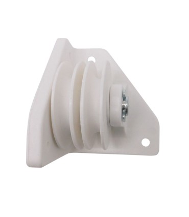 POLEA LATERAL PERGOLA TOLDO. BLCO.