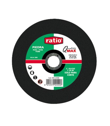 DISCO CORTE PIEDRA 115X2.5X22 RATIO