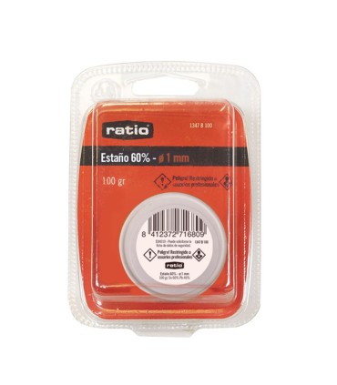 ESTAÑO BOB.60% 1MM.100GR.