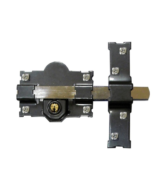 CERROJO TRABA 101-L PINT. BOMBIN RED.