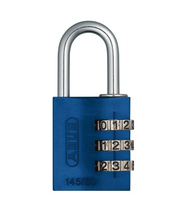 CANDADO COMBINACION ALUM.20 MM.AZUL