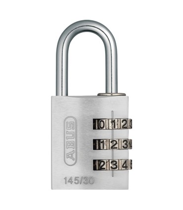 CANDADO COMBINACION ALUM.30 MM.PLATA