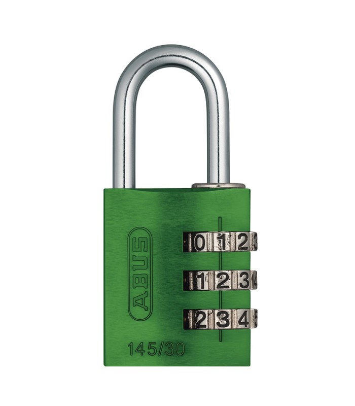 CANDADO COMBINACION ALUM.30 MM.VERDE