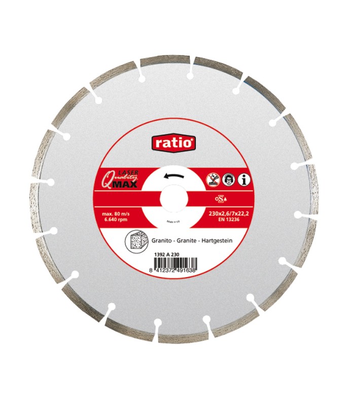 DISCO SEG.GRANITO Q-MAX 115MM.RATIO