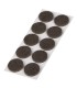 FIELTRO MARRÓN. .10 UDS. Ø 22 MM.