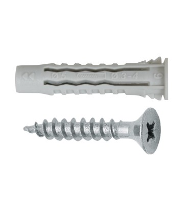 TACO NYLON 4C 5mm Y TORN.3,5X35 6U.EHS