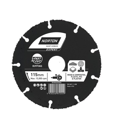 DISCO DIAMANTE MULTIMATERIALES 115 MM.