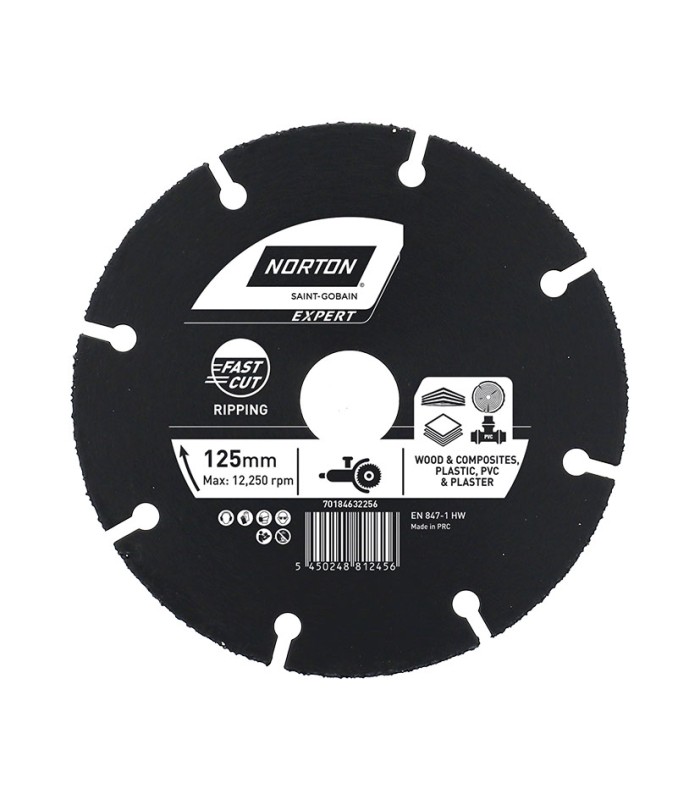 DISCO DIAMANTE MULTIMATERIALES 125 MM.