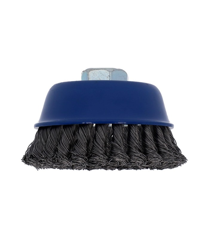 CEPILLO TAZA ALAMBRE TRENZADO 100 MM.