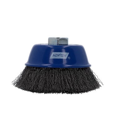 CEPILLO TAZA ALAMBRE ONDULADO 100 MM.