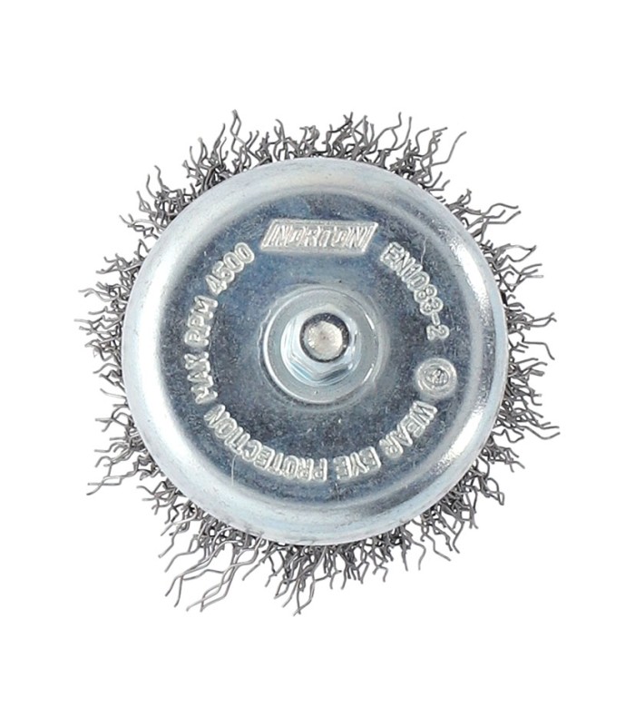 CEPILLO COPA ALAMBRE ONDULADO 50MM.EJE 6