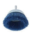 CEPILLO COPA NYLON AZUL 75MM.EJE 6 MM.