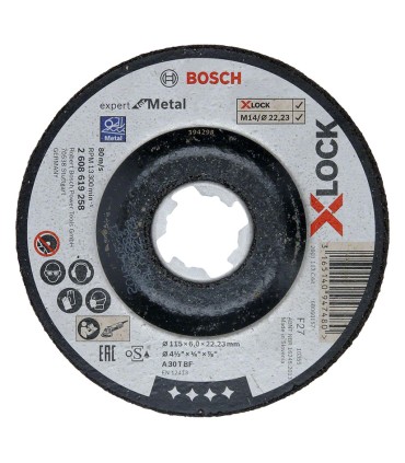 DISCO DESBASTE X-LOCK EXPERT METAL 115X6