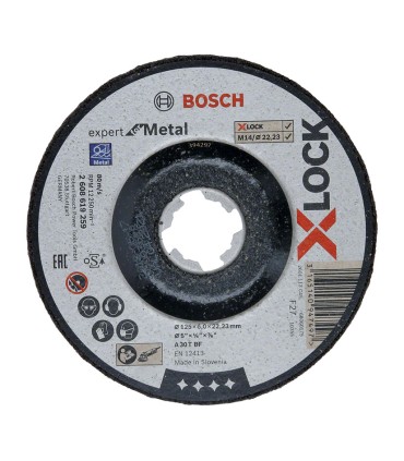 DISCO DESBASTE X-LOCK EXPERT METAL 125X6