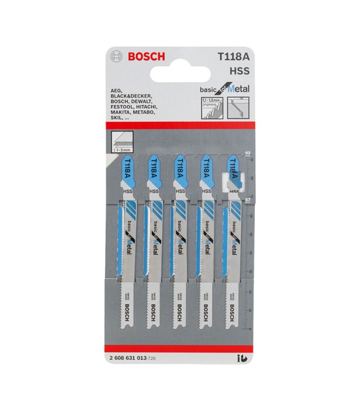 SIERRA CALAR T 118 A BASIC METAL 5 UDS.