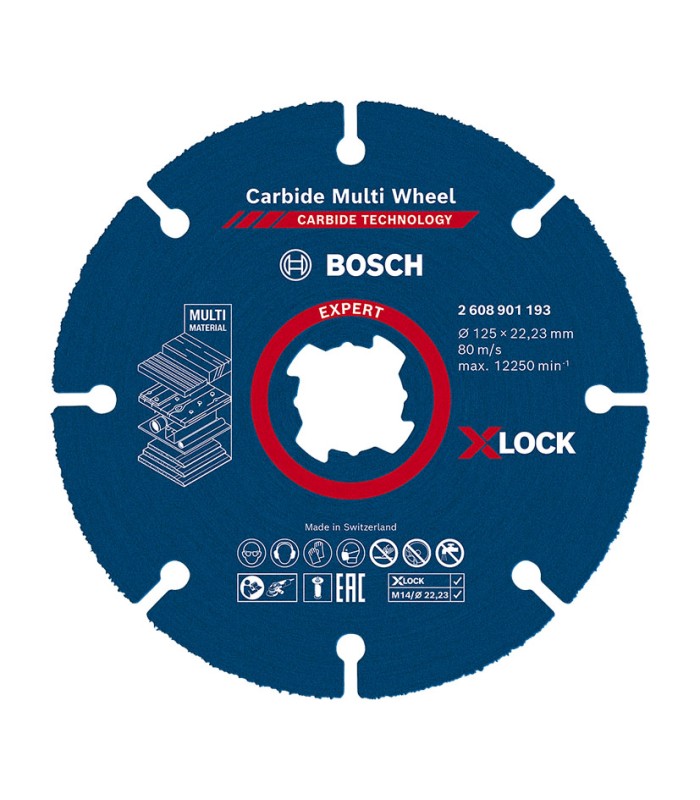 DISCO CORTE X-LOCK EXPERT 125X22.23MM.