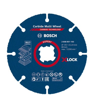 DISCO CORTE X-LOCK EXPERT 125X22.23MM.