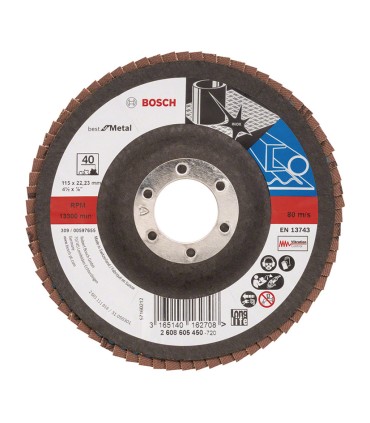 DISCO LAMINAS X571 115MM CONICO FV G40