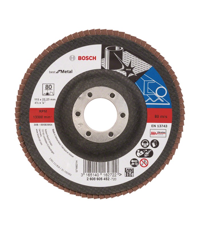 DISCO LAMINAS X571 115MM CONICO FV G80