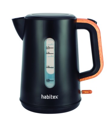 HERVIDOR AGUA 1,7 L NEGRO HABITEX