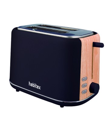 TOSTADOR 2 RANURAS NEGRO HABITEX