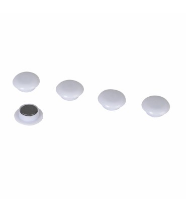 IMAN DECORAT.BLANCO Ø20MM.BLANCO JGO.5