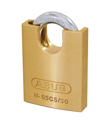 CANDADO LATON ARCO PROTEGIDO. 50 MM.