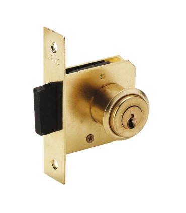 CERRADURA N.22 DE 30 MM LATONADA