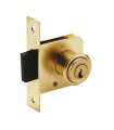 CERRADURA N.22 DE 30 MM LATONADA
