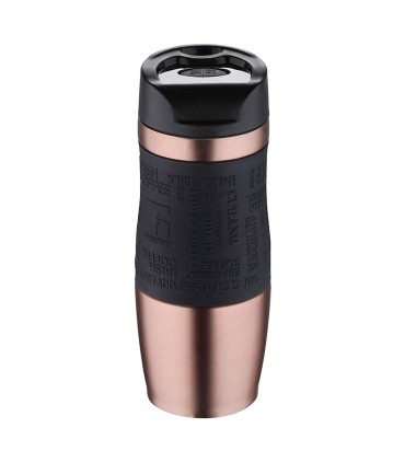 TERMO MUG 400 ML. A.INOX. NEGRO
