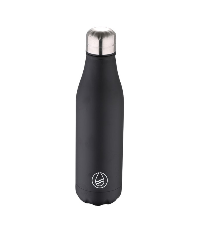 BOTELLA TERMO 500 ML.INOX. NEGRA