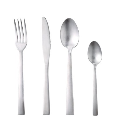 CUBIERTOS ACERO INOX.JGO.24 PZ.