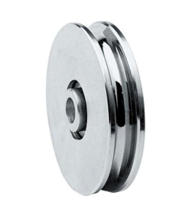 POLEA HIERRO . 80 mm. CANAL 10 mm.
