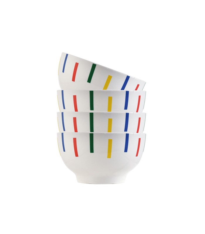 BOL PORCELANA BENETTON 4 UN. 650ML