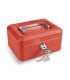 CAJA CAUDAL. C/BAN. ROJO.15,2.x11,5x8cm.