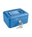 CAJA CAUDAL. C/BAN. AZUL.15,2.x11,5x8cm
