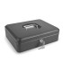 CAJA CAUDAL. C/BAN. NEGRO 30x24xh9cm.