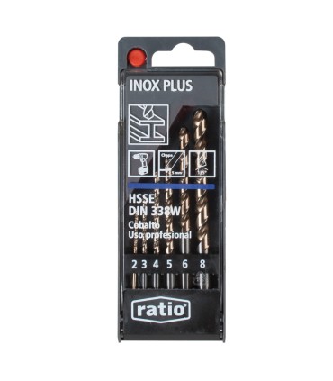 BROCAS INOX.PLUS HSSCO JGO.6  RATIO