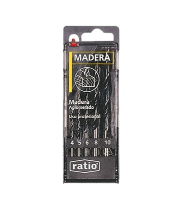 BROCAS P/MADERA JGO.5 RATIO