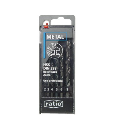 BROCAS P/METAL HSS RECT.JGO.6 RATIO