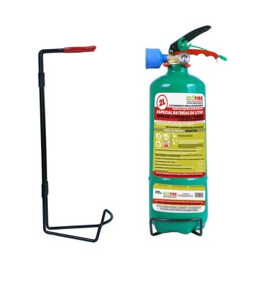 EXTINTOR+SOPORTE ECOFIRE 2 LTS