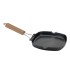 ASADOR PLANCHA ALUM. FUNDIDO 24X24 CM.