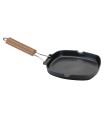 ASADOR PLANCHA ALUM. FUNDIDO 28X28 CM.