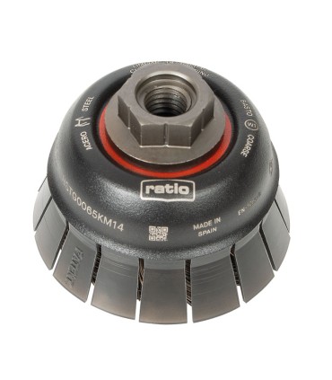 CEPILLO TAZA ACERO RETORCIDO 65X0,50