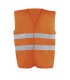 CHALECO ALTA VISIBILIDAD C/ NARANJA T/L